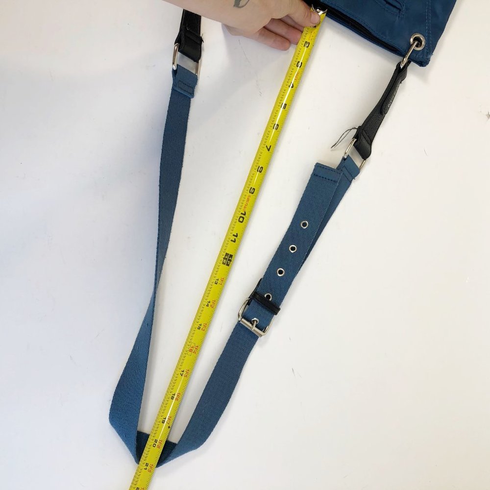 Franco Sarto Blue Messenger Shoulder Crossbody Bag - Picture 12 of 12